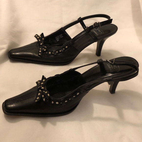 Circa Joan & David polka dot slingbacks - Picture 4 of 10